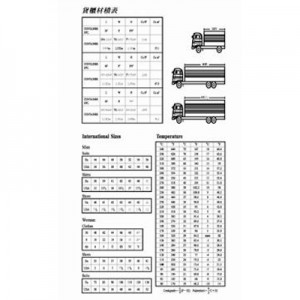 Format de la page intérieure du cahier